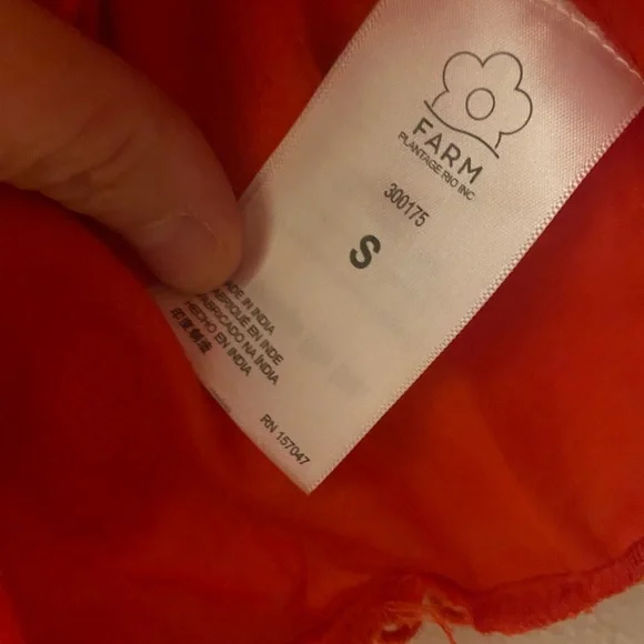 FARM Rio women’s size small Orange pineapple Mini Skirt - Picture 10 of 15